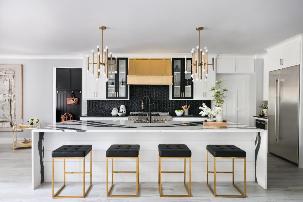 home remodeling kitchen - black